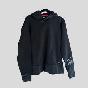 Anglero 7 Lines Black Hoodie Sweatshirt Men’s Size Medium